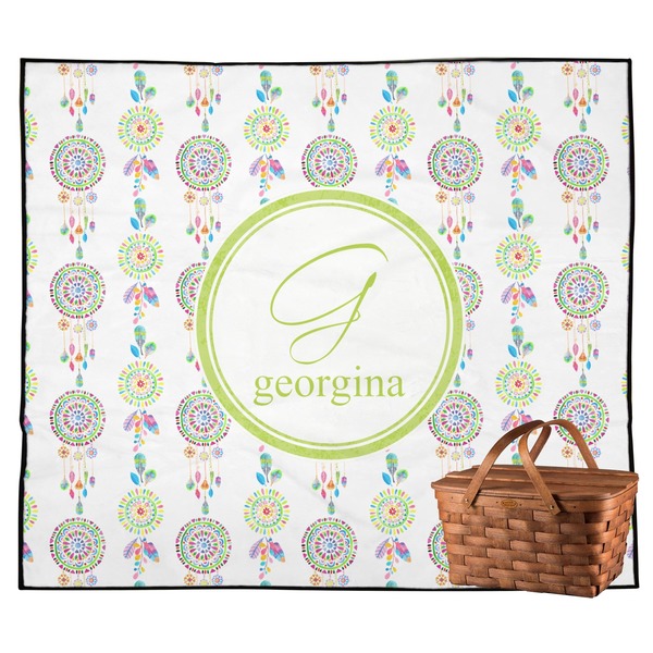 Custom Dreamcatcher Outdoor Picnic Blanket (Personalized)