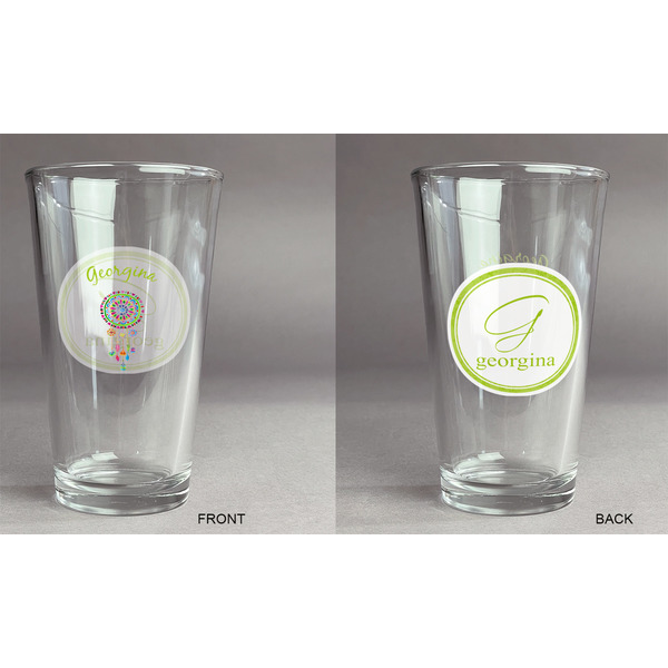 Dreamcatcher Pint Glass - Two Content - Approval