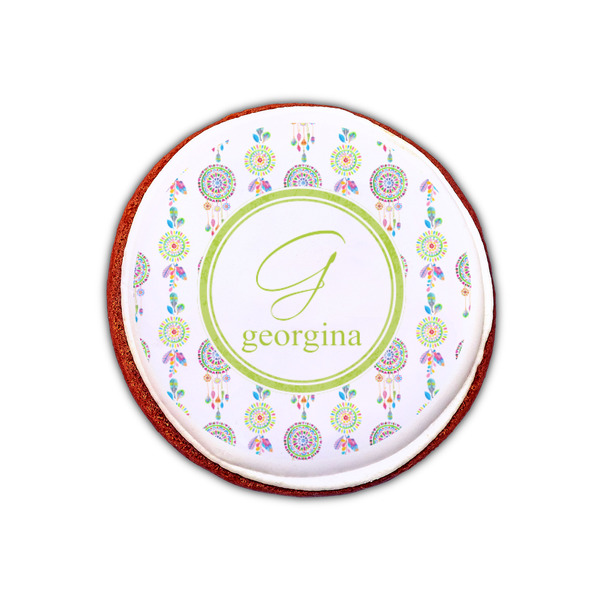 Dreamcatcher Printed Icing Circle - XSmall - On Cookie
