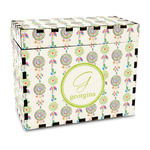 Dreamcatcher Wood Recipe Box - Full Color Print (Personalized)