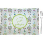 Dreamcatcher Rectangular Glass Appetizer / Dessert Plate - Single or Set (Personalized)