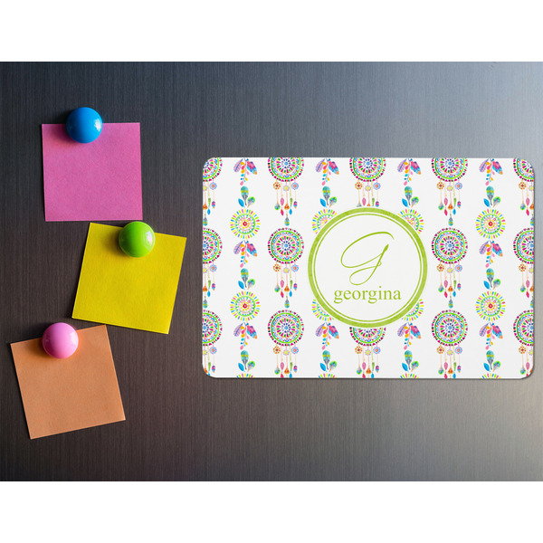 Dreamcatcher Rectangular Fridge Magnet - LIFESTYLE