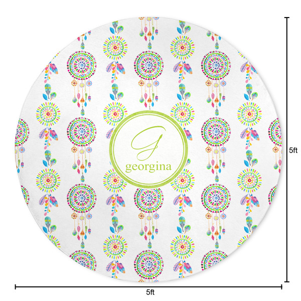 Dreamcatcher Round Area Rug - Size