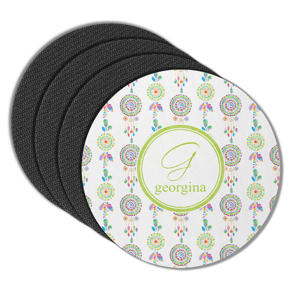 Dreamcatcher Round Coaster Rubber Back - Main