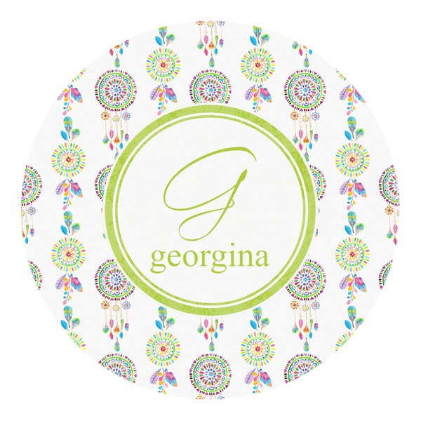 Custom Dreamcatcher Round Decal (Personalized)