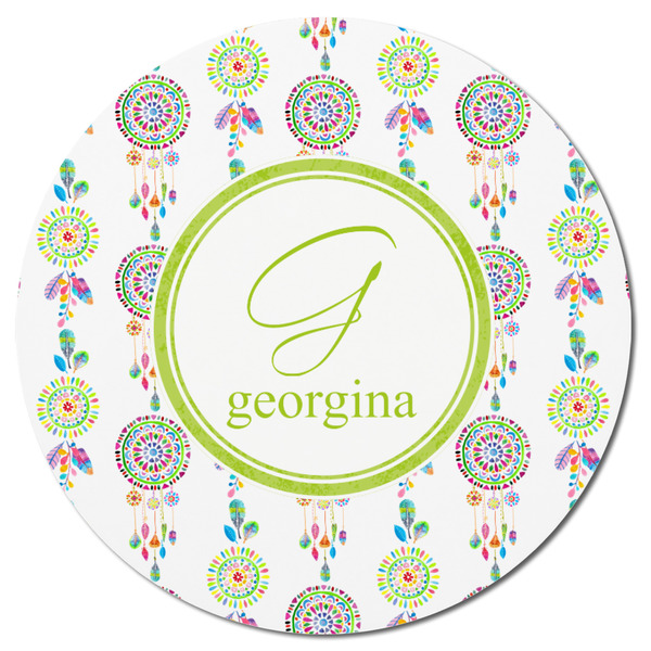 Dreamcatcher Round Fridge Magnet - FRONT