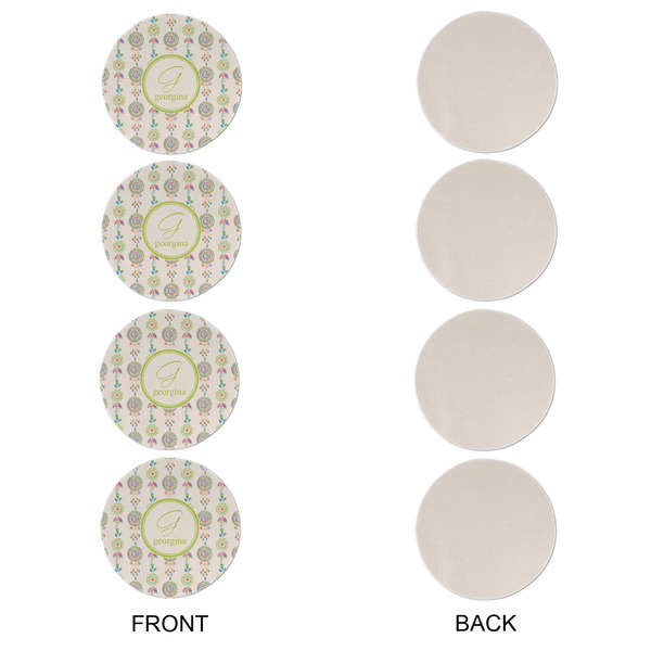 Dreamcatcher Round Linen Placemats - APPROVAL Set of 4 (single sided)
