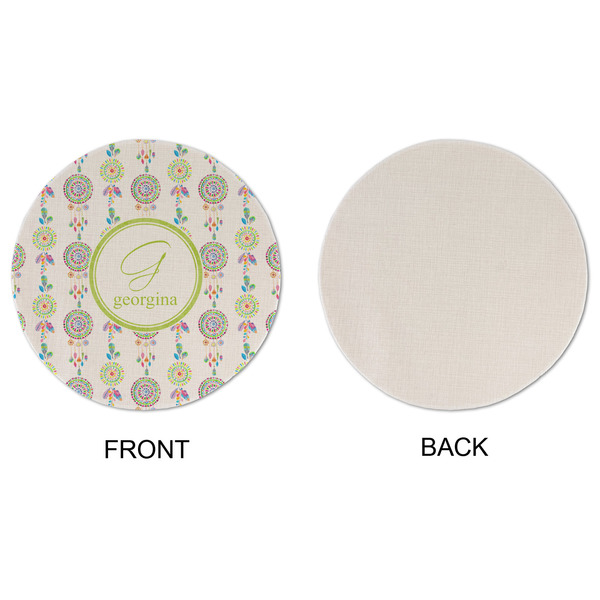 Dreamcatcher Round Linen Placemats - APPROVAL (single sided)