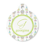 Dreamcatcher Round Pet ID Tag - Small (Personalized)
