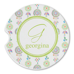 Dreamcatcher Sandstone Car Coaster - Single (Personalized)