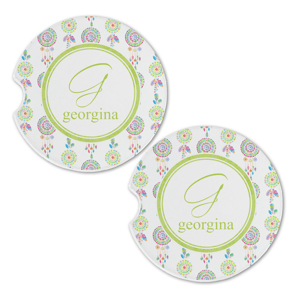 Dreamcatcher Sandstone Car Coasters - Set of 2