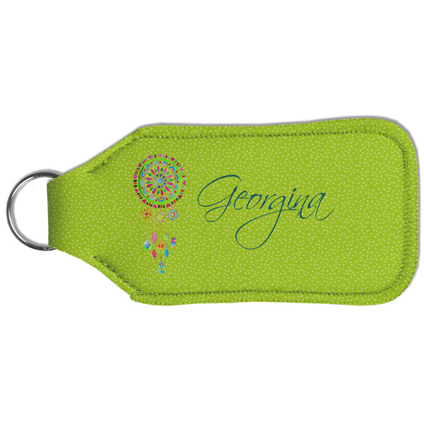 Dreamcatcher Sanitizer Holder Keychain - Large (Back)