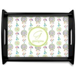 Dreamcatcher Black Wooden Tray - Large (Personalized)