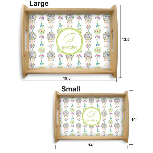 Dreamcatcher Serving Tray Wood Sizes