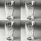 Dreamcatcher Set of Four Engraved Beer Glasses - Individual View