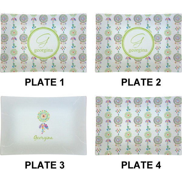 Dreamcatcher Set of Rectangular Appetizer / Dessert Plates (Approval)
