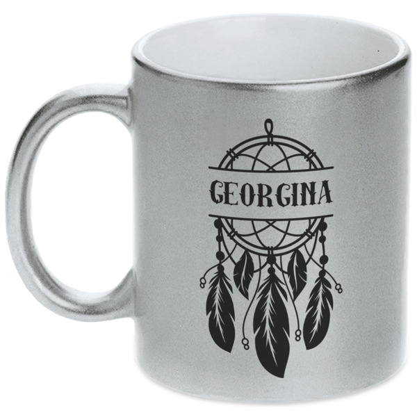 Dreamcatcher Silver Mug - Main