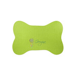 Dreamcatcher Bone Shaped Dog Food Mat (Small) (Personalized)