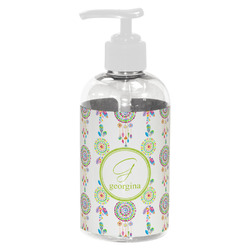 Dreamcatcher Plastic Soap / Lotion Dispenser (8 oz - Small - White) (Personalized)