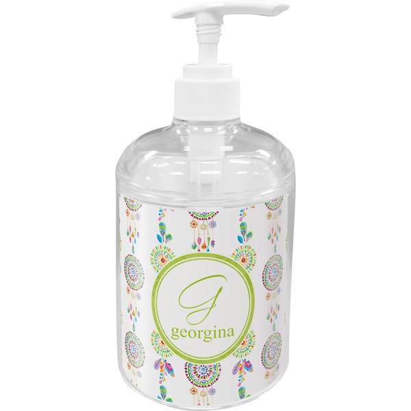 Custom Dreamcatcher Acrylic Soap & Lotion Bottle (Personalized)