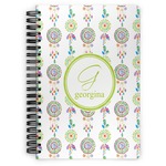 Dreamcatcher Spiral Notebook - 7x10 w/ Name and Initial