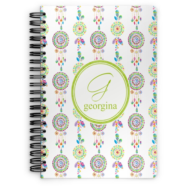 Custom Dreamcatcher Spiral Notebook (Personalized)