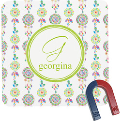 Dreamcatcher Square Fridge Magnet (Personalized)