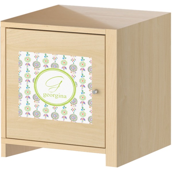 Dreamcatcher Square Wall Decal on Wooden Cabinet