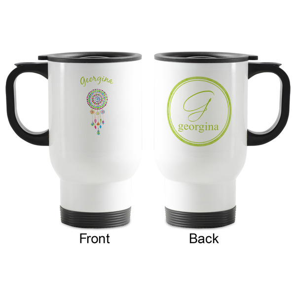 Dreamcatcher Stainless Steel Travel Mug with Handle - Apvl