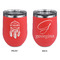 Dreamcatcher Stainless Wine Tumblers - Coral - Double Sided - Approval