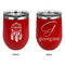 Dreamcatcher Stainless Wine Tumblers - Red - Double Sided - Approval