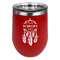 Dreamcatcher Stainless Wine Tumblers - Red - Double Sided - Front
