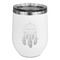 Dreamcatcher Stainless Wine Tumblers - White - Single Sided - Front