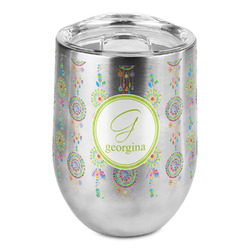 Dreamcatcher Stemless Wine Tumbler - Full Print (Personalized)