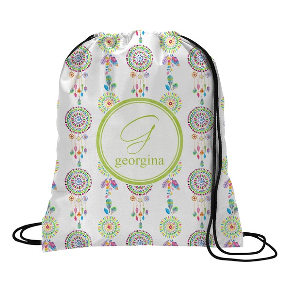 Custom Dreamcatcher Drawstring Backpack - Medium (Personalized)