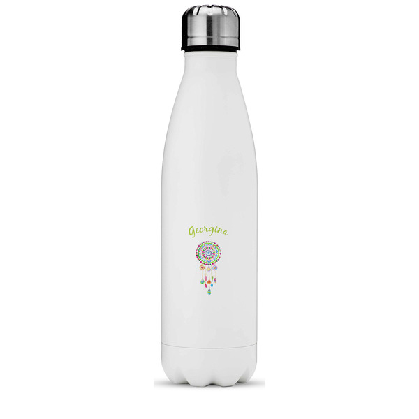 Custom Dreamcatcher Water Bottle - 17 oz. - Stainless Steel - Full Color Printing (Personalized)