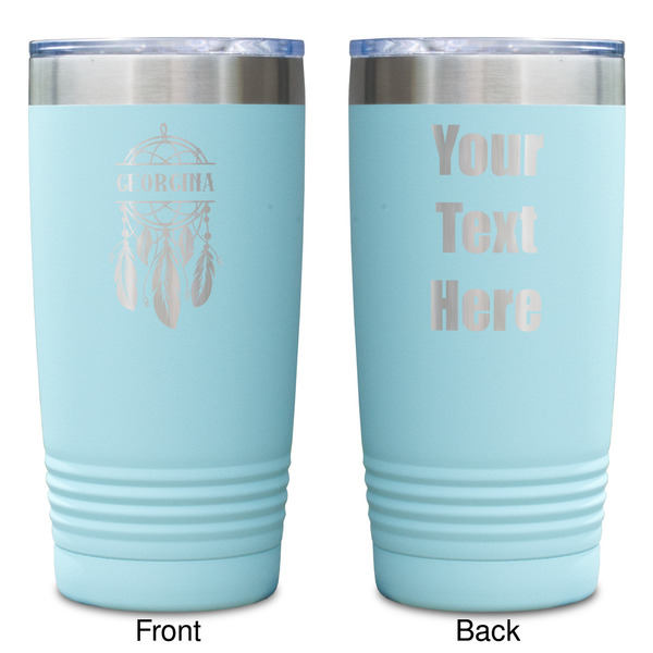 Dreamcatcher Teal Polar Camel Tumbler - 20oz -Double Sided - Approval