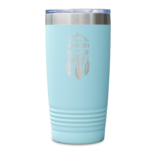 Dreamcatcher Teal Polar Camel Tumbler - 20oz - Single Sided - Approval