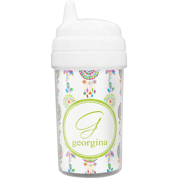Custom Dreamcatcher Toddler Sippy Cup (Personalized)
