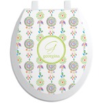 Dreamcatcher Toilet Seat Decal - Round (Personalized)