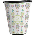 Dreamcatcher Waste Basket - Double Sided (Black) (Personalized)