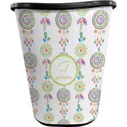 Dreamcatcher Waste Basket - Double Sided (Black) (Personalized)