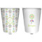 Dreamcatcher Trash Can White - Front and Back - Apvl