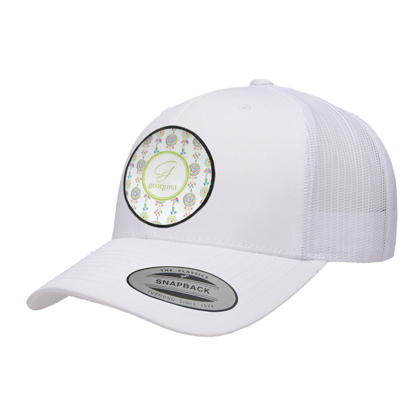 Custom Dreamcatcher Trucker Hat - White (Personalized)