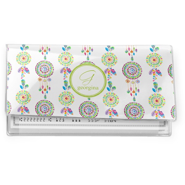 Custom Dreamcatcher Vinyl Checkbook Cover (Personalized)