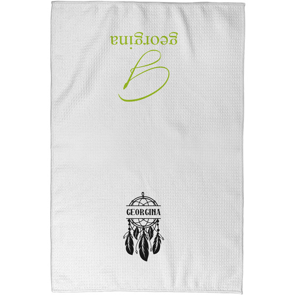 Dreamcatcher Waffle Towel - Partial Print - Approval Image