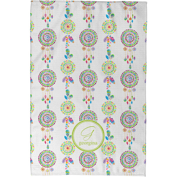 Dreamcatcher Waffle Weave Towel - Full Color Print - Approval Image