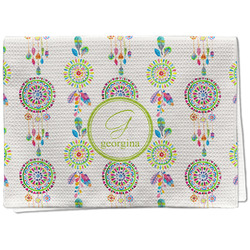 Dreamcatcher Kitchen Towel - Waffle Weave - Full Color Print (Personalized)