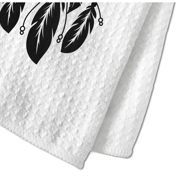 Dreamcatcher Waffle Weave Towel - Closeup of Material Image