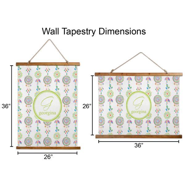 Dreamcatcher Wall Hanging Tapestries - Parent/Sizing